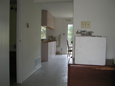 looking north from foyer