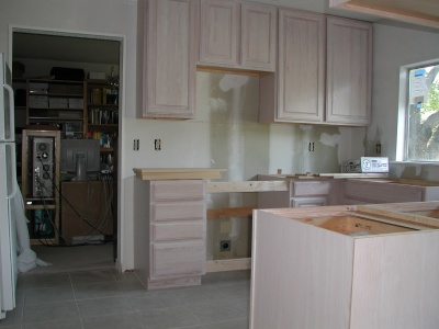 tiled kitchen